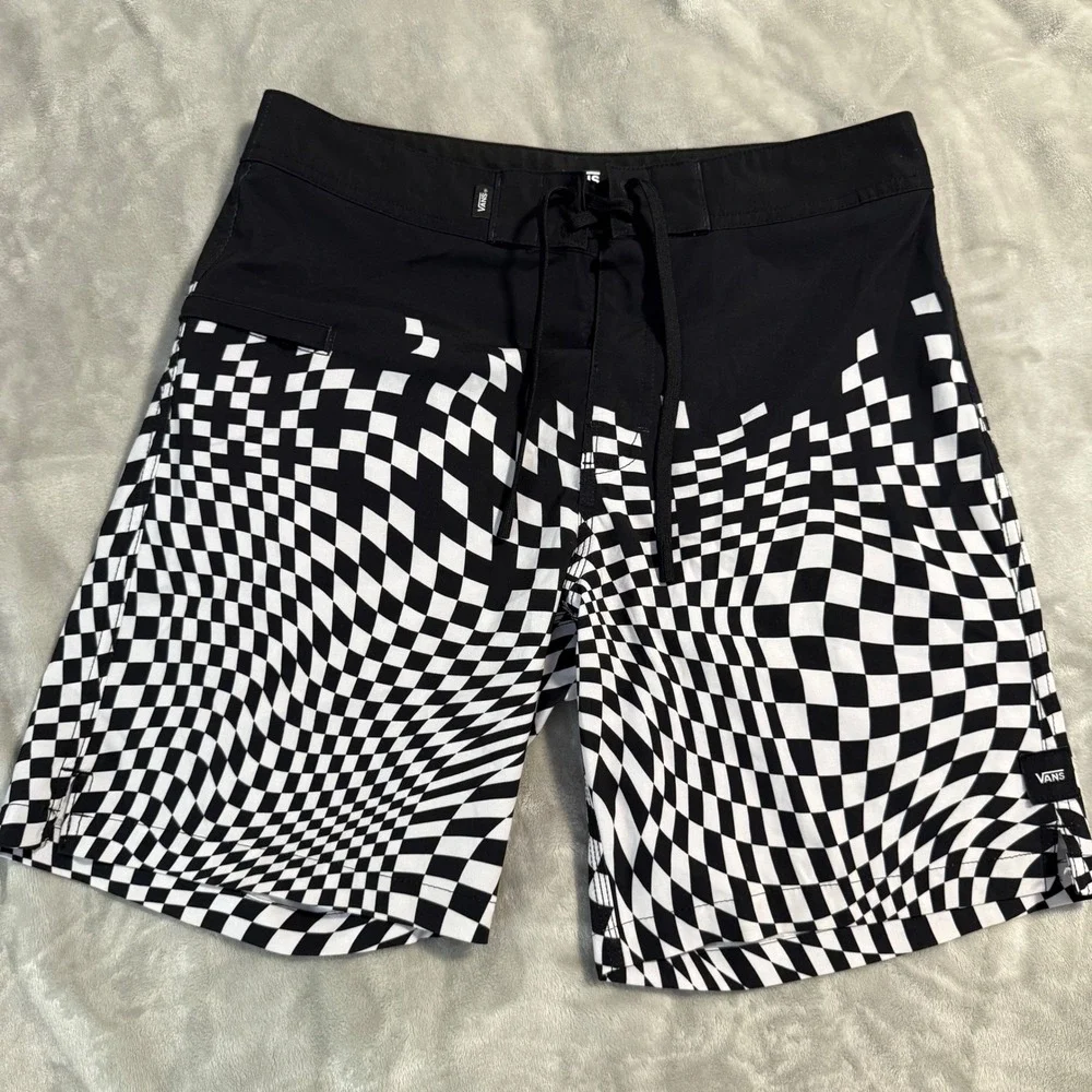 Vans Retro Optical Checkerboard Boardshorts 30